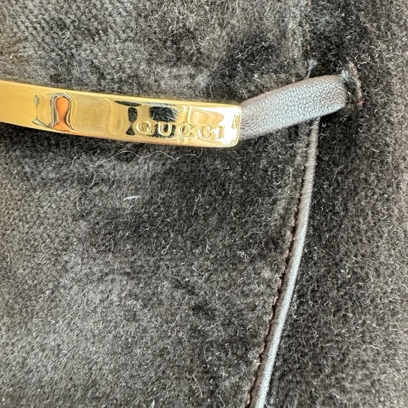 Gucci velvet loafers. Brown size 37 1/2. - Picture 7 of 10